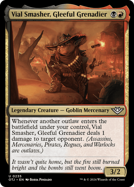 Vial Smasher, Gleeful Grenadier (235) — Outlaws of Thunder Junction