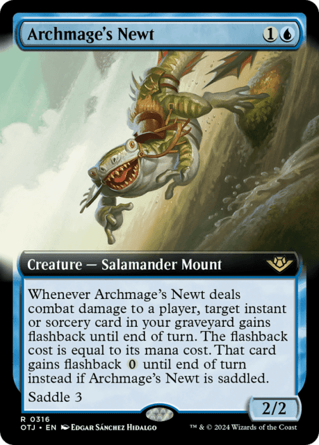 Archmage's Newt (316) — Outlaws of Thunder Junction
