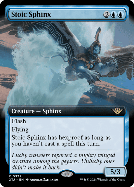 Stoic Sphinx (322) — Outlaws of Thunder Junction
