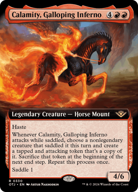 Calamity, Galloping Inferno (330) — Outlaws of Thunder Junction