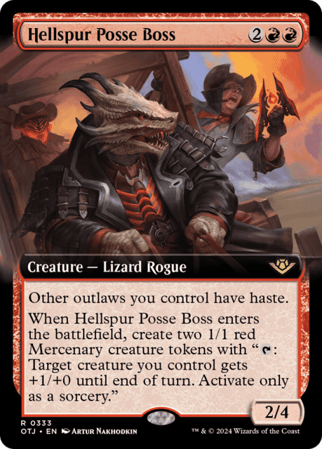 Hellspur Posse Boss (333) — Outlaws of Thunder Junction