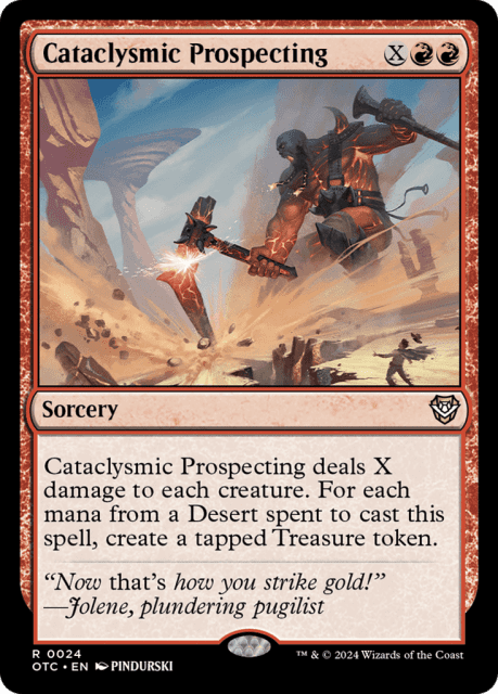 Cataclysmic Prospecting (24) — Outlaws of Thunder Junction Commander