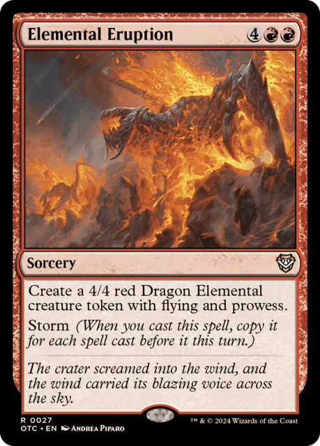 Elemental Eruption (27) — Outlaws of Thunder Junction Commander