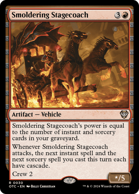 Smoldering Stagecoach (30) — Outlaws of Thunder Junction Commander