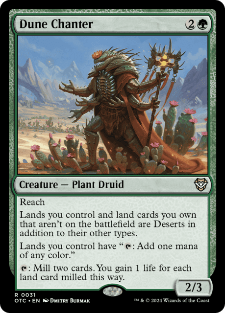 Dune Chanter (31) — Outlaws of Thunder Junction Commander