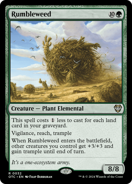 Rumbleweed (32) — Outlaws of Thunder Junction Commander