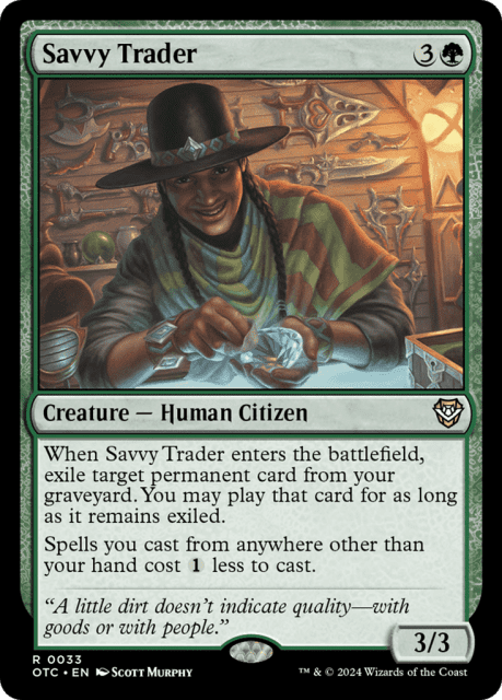 Savvy Trader (33) — Outlaws of Thunder Junction Commander