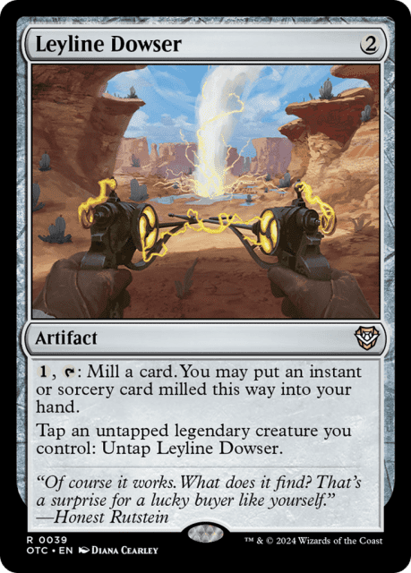 Leyline Dowser (39) — Outlaws of Thunder Junction Commander