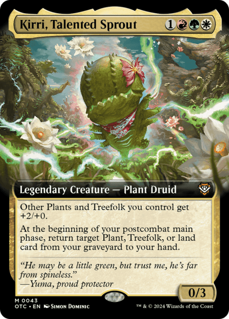 Kirri, Talented Sprout (43) — Outlaws of Thunder Junction Commander
