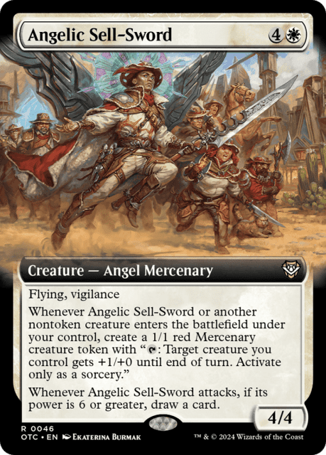 Angelic Sell-Sword (46) — Outlaws of Thunder Junction Commander