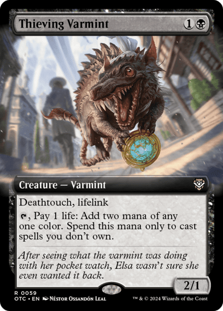 Thieving Varmint (59) — Outlaws of Thunder Junction Commander