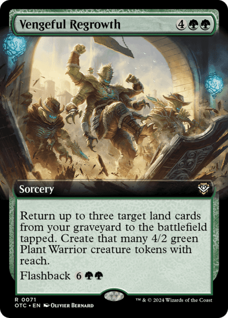 Vengeful Regrowth (71) — Outlaws of Thunder Junction Commander