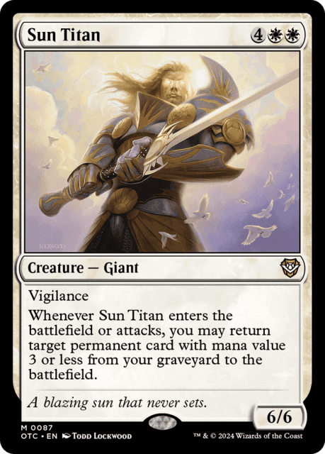Sun Titan (87) — Outlaws of Thunder Junction Commander