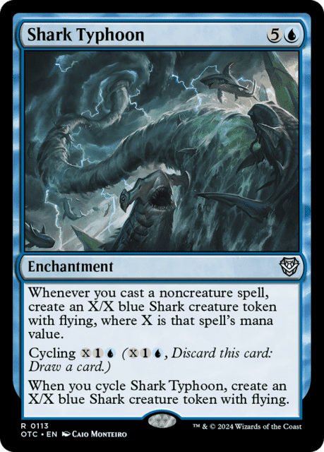Shark Typhoon (113) — Outlaws of Thunder Junction Commander