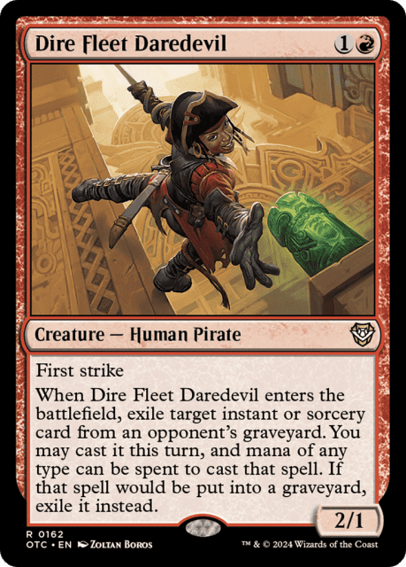 Dire Fleet Daredevil (162) — Outlaws of Thunder Junction Commander