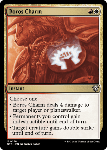 Boros Charm (216) — Outlaws of Thunder Junction Commander