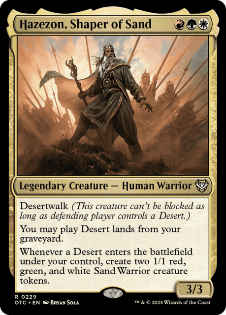 Hazezon, Shaper of Sand (229) — Outlaws of Thunder Junction Commander