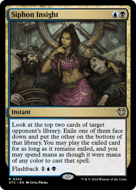 Siphon Insight (242) — Outlaws of Thunder Junction Commander