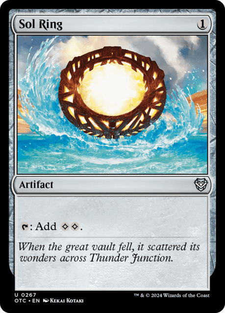Sol Ring (267) — Outlaws of Thunder Junction Commander