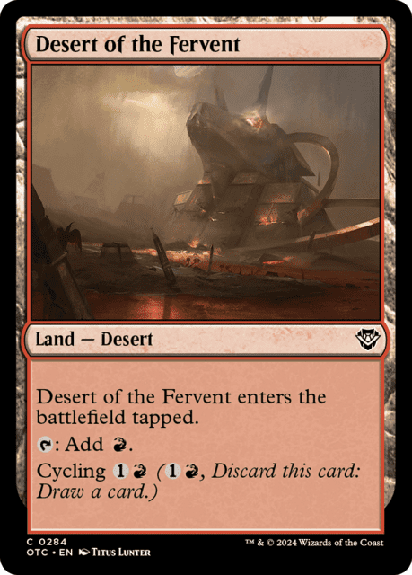 Desert of the Fervent (284) — Outlaws of Thunder Junction Commander