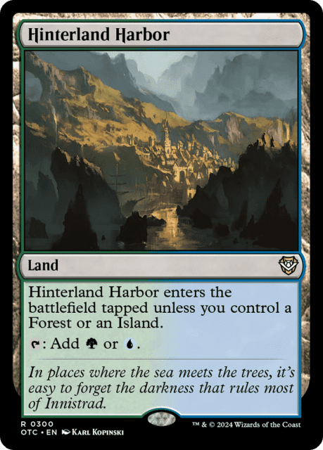 Hinterland Harbor (300) — Outlaws of Thunder Junction Commander