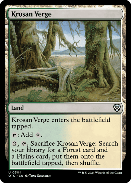Krosan Verge (304) — Outlaws of Thunder Junction Commander