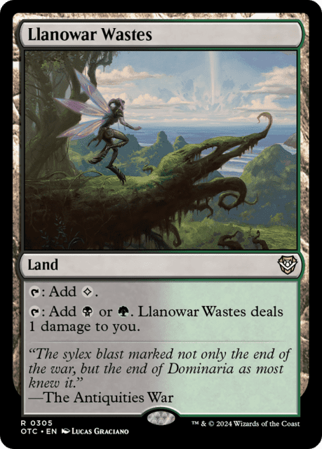 Llanowar Wastes (305) — Outlaws of Thunder Junction Commander