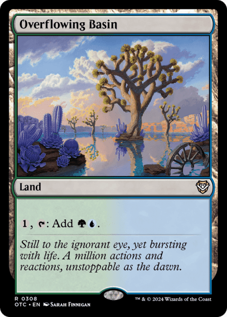 Overflowing Basin (308) — Outlaws of Thunder Junction Commander