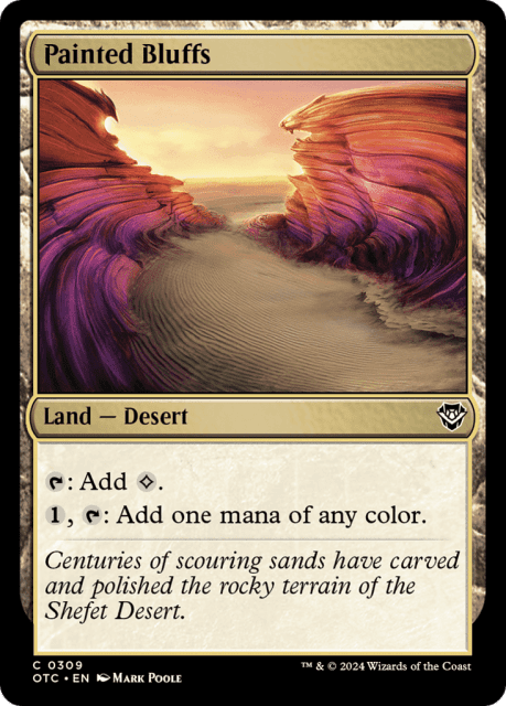 Painted Bluffs (309) — Outlaws of Thunder Junction Commander