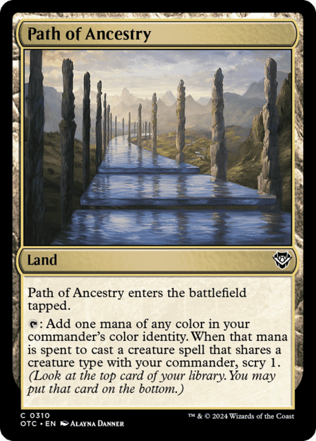 Path of Ancestry (310) — Outlaws of Thunder Junction Commander