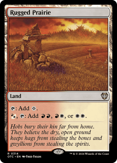 Rugged Prairie (314) — Outlaws of Thunder Junction Commander