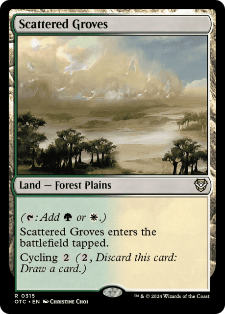 Scattered Groves (315) — Outlaws of Thunder Junction Commander