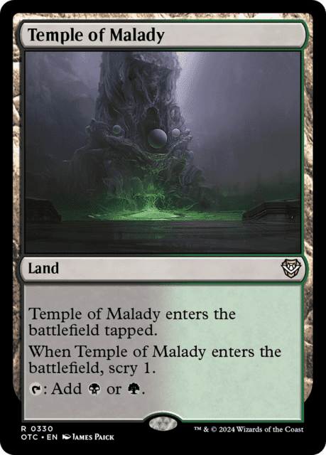 Temple of Malady (330) — Outlaws of Thunder Junction Commander