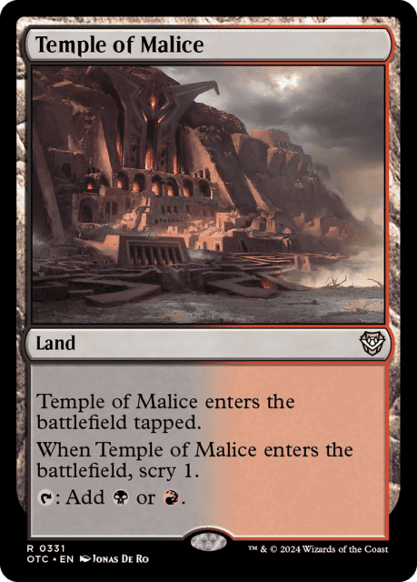 Temple of Malice (331) — Outlaws of Thunder Junction Commander