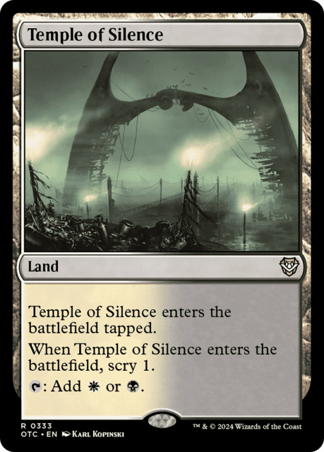 Temple of Silence (333) — Outlaws of Thunder Junction Commander