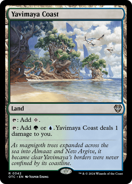 Yavimaya Coast (342) — Outlaws of Thunder Junction Commander
