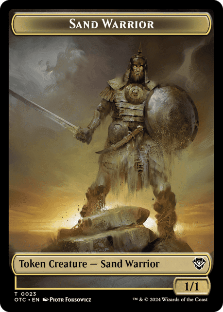 Sand Warrior (23) — Outlaws of Thunder Junction Commander