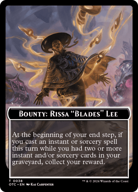 Bounty: Rissa "Blades" Lee // Wanted! (38) — Outlaws of Thunder Junction Commander