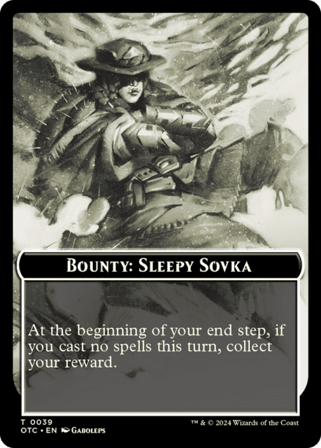 Bounty: Sleepy Sovka // Wanted! (39) — Outlaws of Thunder Junction Commander