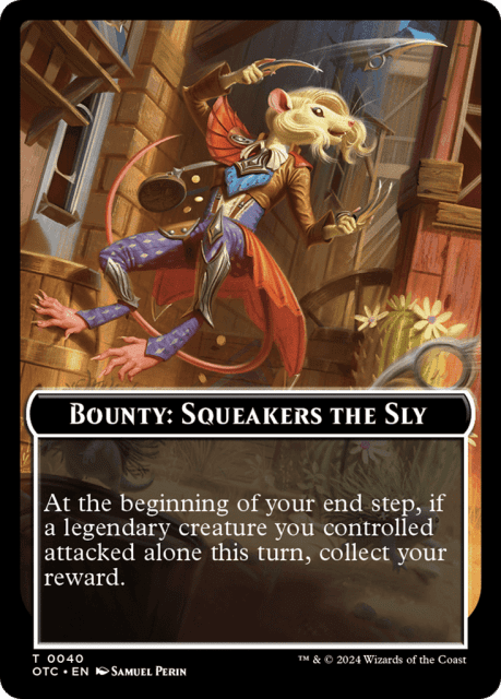 Bounty: Squeakers the Sly // Wanted! (40) — Outlaws of Thunder Junction Commander