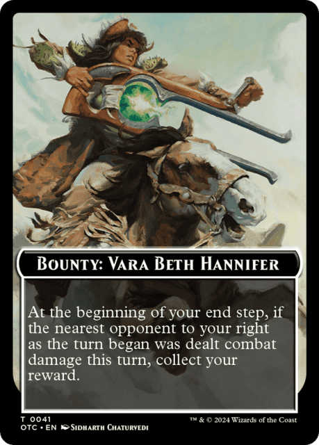 Bounty: Vara Beth Hannifer // Wanted! (41) — Outlaws of Thunder Junction Commander
