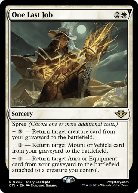 One Last Job (22) — Outlaws of Thunder Junction Promos