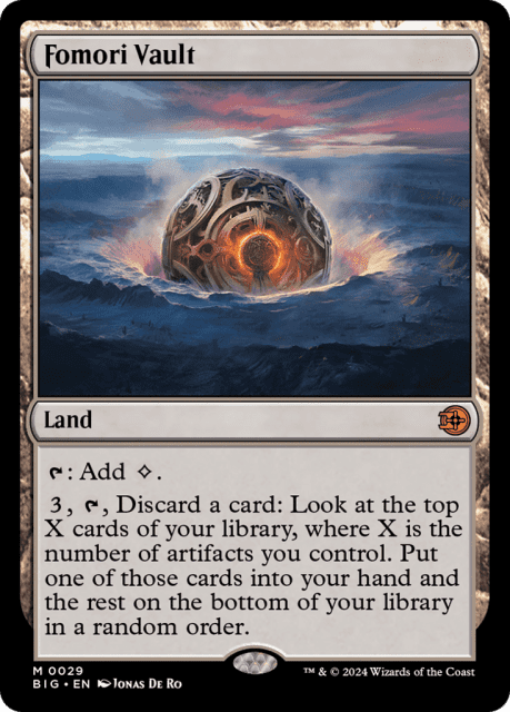 Fomori Vault (29) — The Big Score