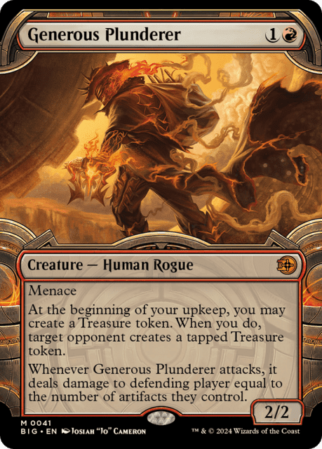 Generous Plunderer (41) — The Big Score