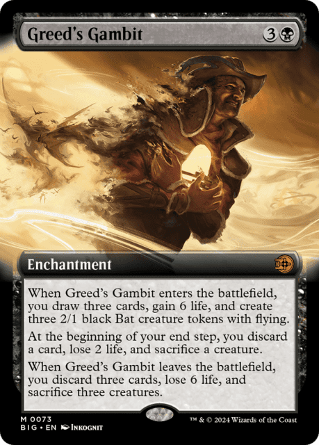 Greed's Gambit (73) — The Big Score