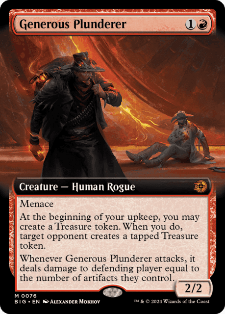 Generous Plunderer (76) — The Big Score
