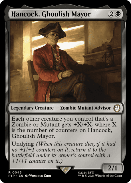 Hancock, Ghoulish Mayor (45) — Fallout