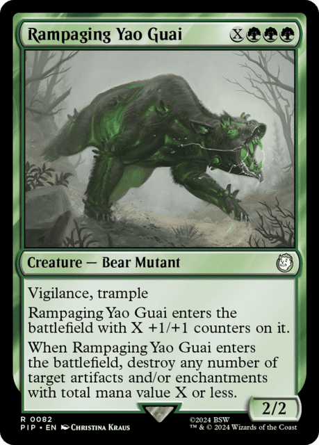 Rampaging Yao Guai (82) — Fallout