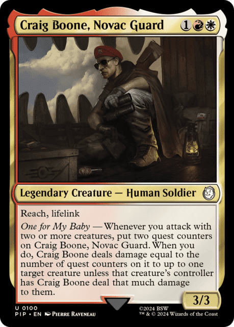 Craig Boone, Novac Guard (100) — Fallout