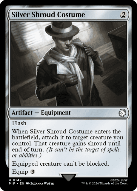 Silver Shroud Costume (142) — Fallout